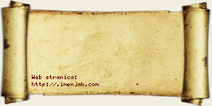 Bojana Vujanović vizit kartica